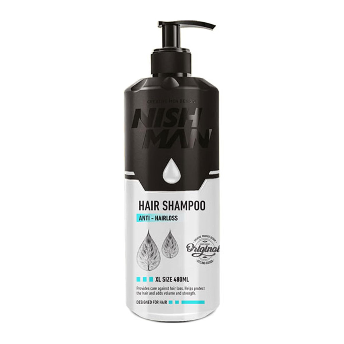 NISHMAN Anti-Haarausfall Shampoo 480 ml Haarwurzeln