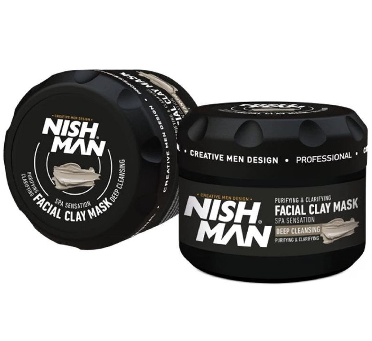 NISHMAN Clay Mask Kopfhaut & Gesicht 450 g