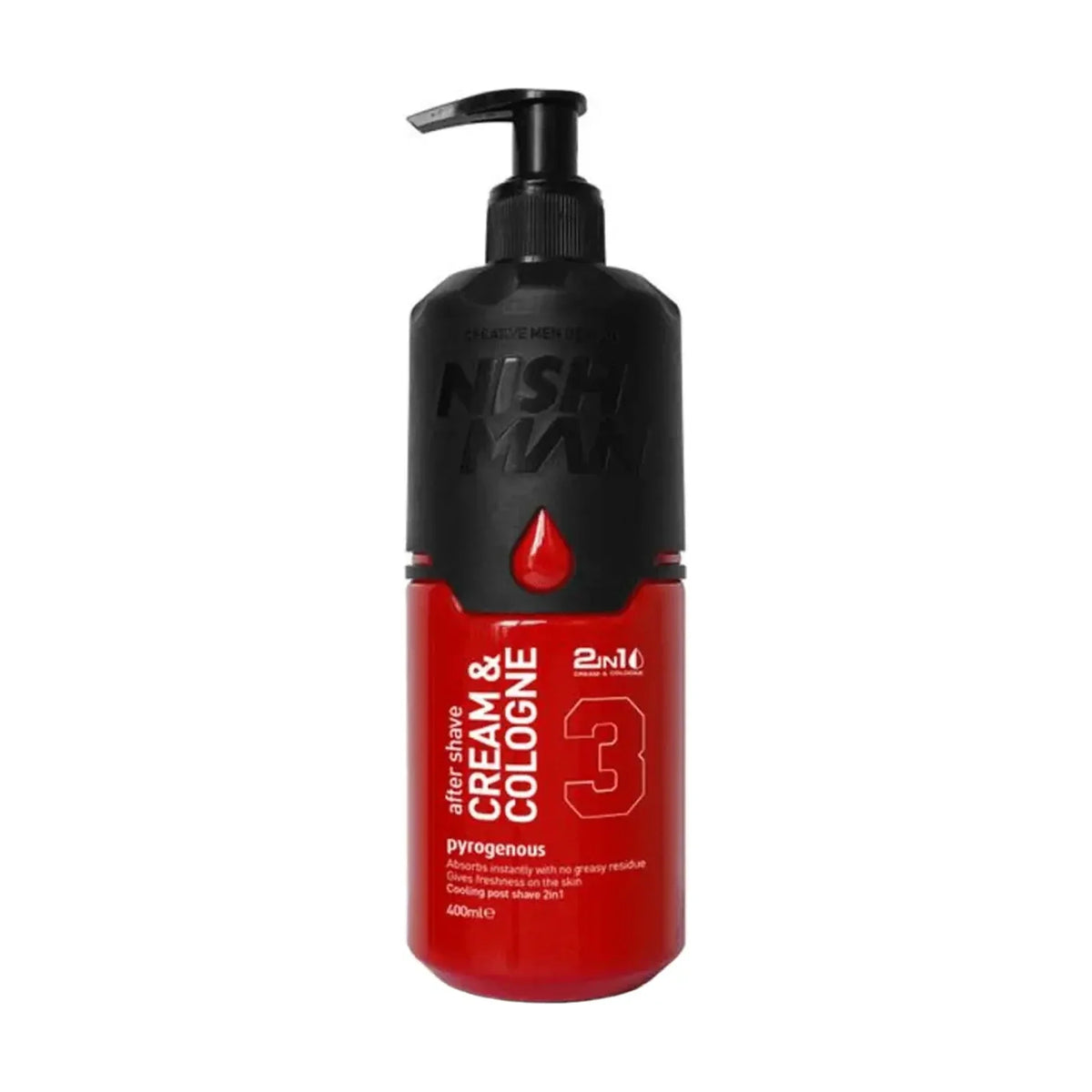 NISHMAN After Shave Cream & Cologne Pyrogenous 400 ml
