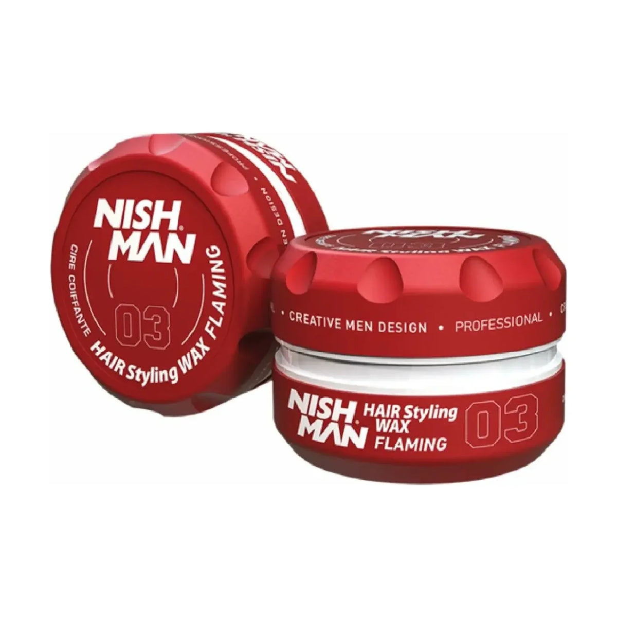 NISHMAN Haarwachs Flaming rot 150 ml XL