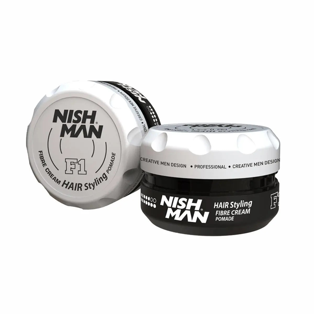 NISHMAN F1 Fibre Cream Pomade 100 ml - Shiny-Look Halt