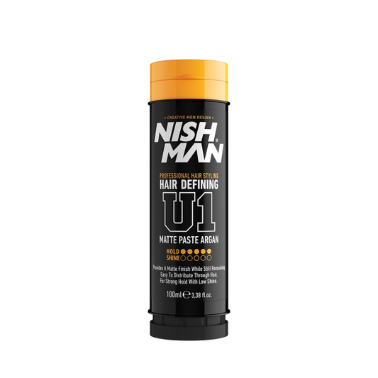 NISHMAN U1 Matte Styling-Paste mit Argan 100 ml