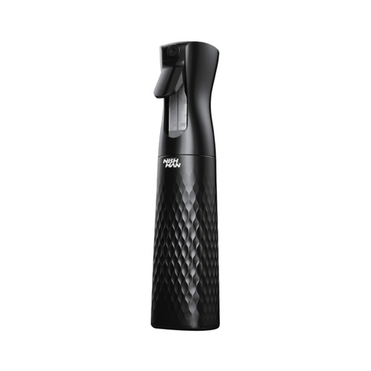 NISHMAN Sprühflasche schwarz 300 ml für Salon & Zuhause