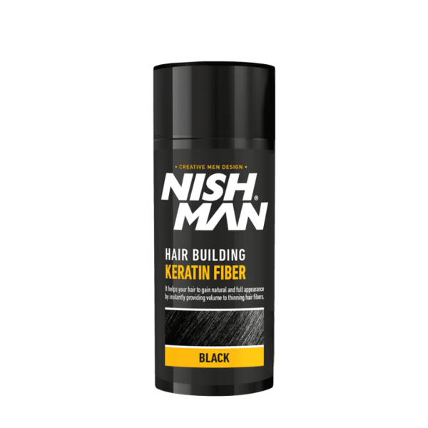 NISHMAN Keratin Fiber Schütthaar 21 g – Black