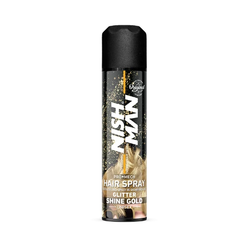NISHMAN Color Haarspray 150 ml – Shine Gold Glitter
