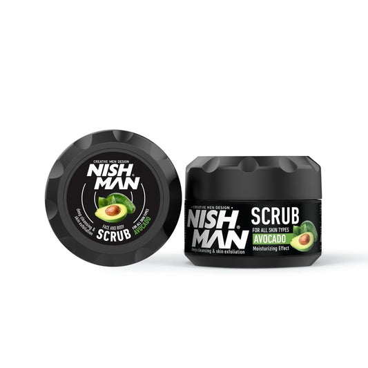 NISHMAN Gesichtspeeling Scrub 300 ml – Avocado