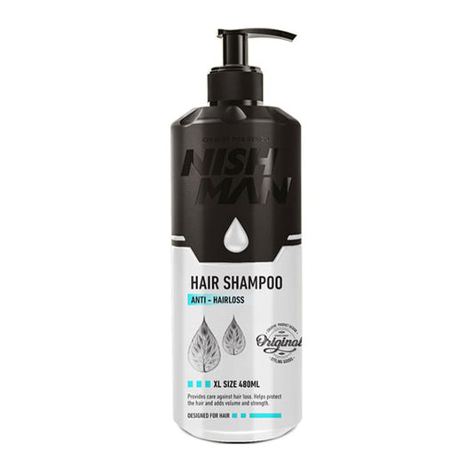 NISHMAN Anti-Haarausfall Shampoo 480 ml Haarwurzeln