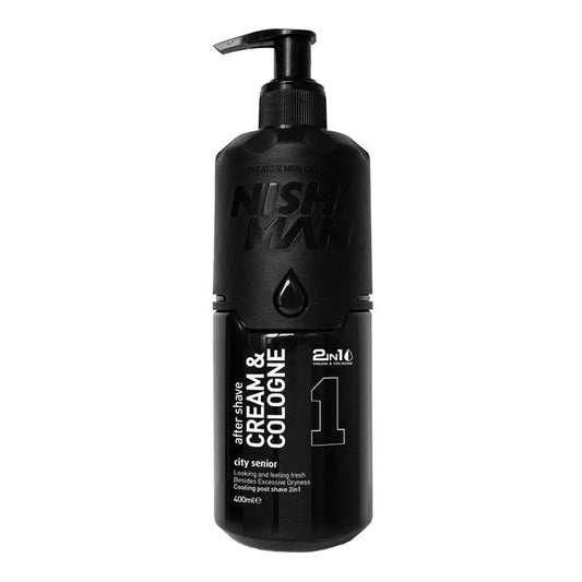 NISHMAN 01 Aftershave-Creme City Senior 400 ml XL