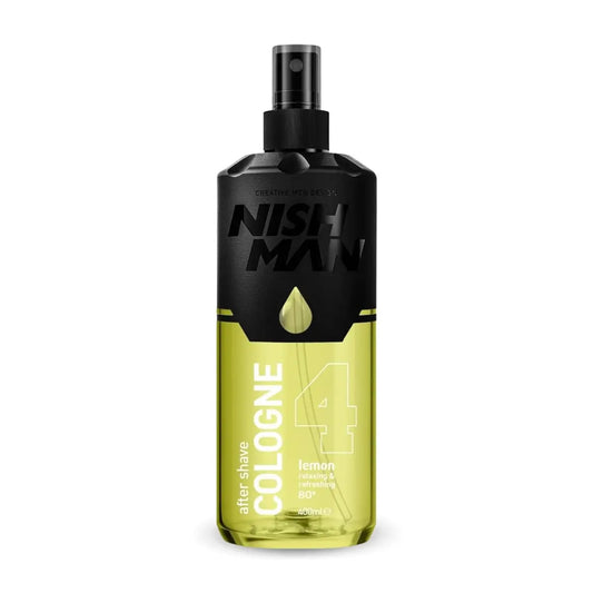 NISHMAN 04 After Shave Cologne Lemon 400 ml XL – Limonenduft