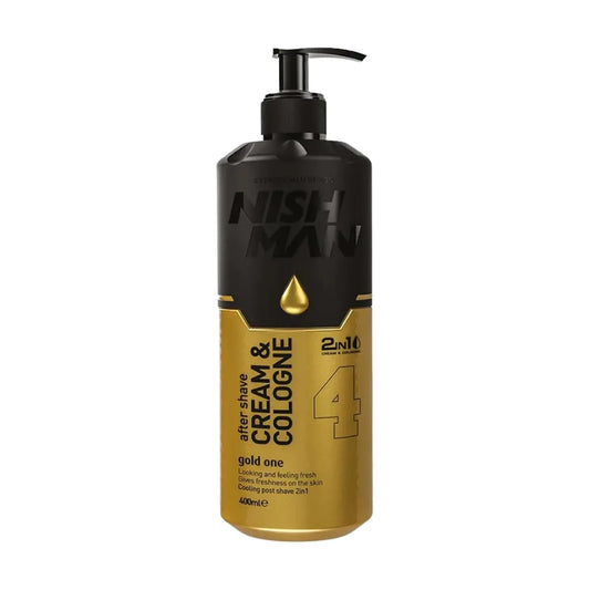 NISHMAN After Shave Cream & Cologne Gold One 400 ml