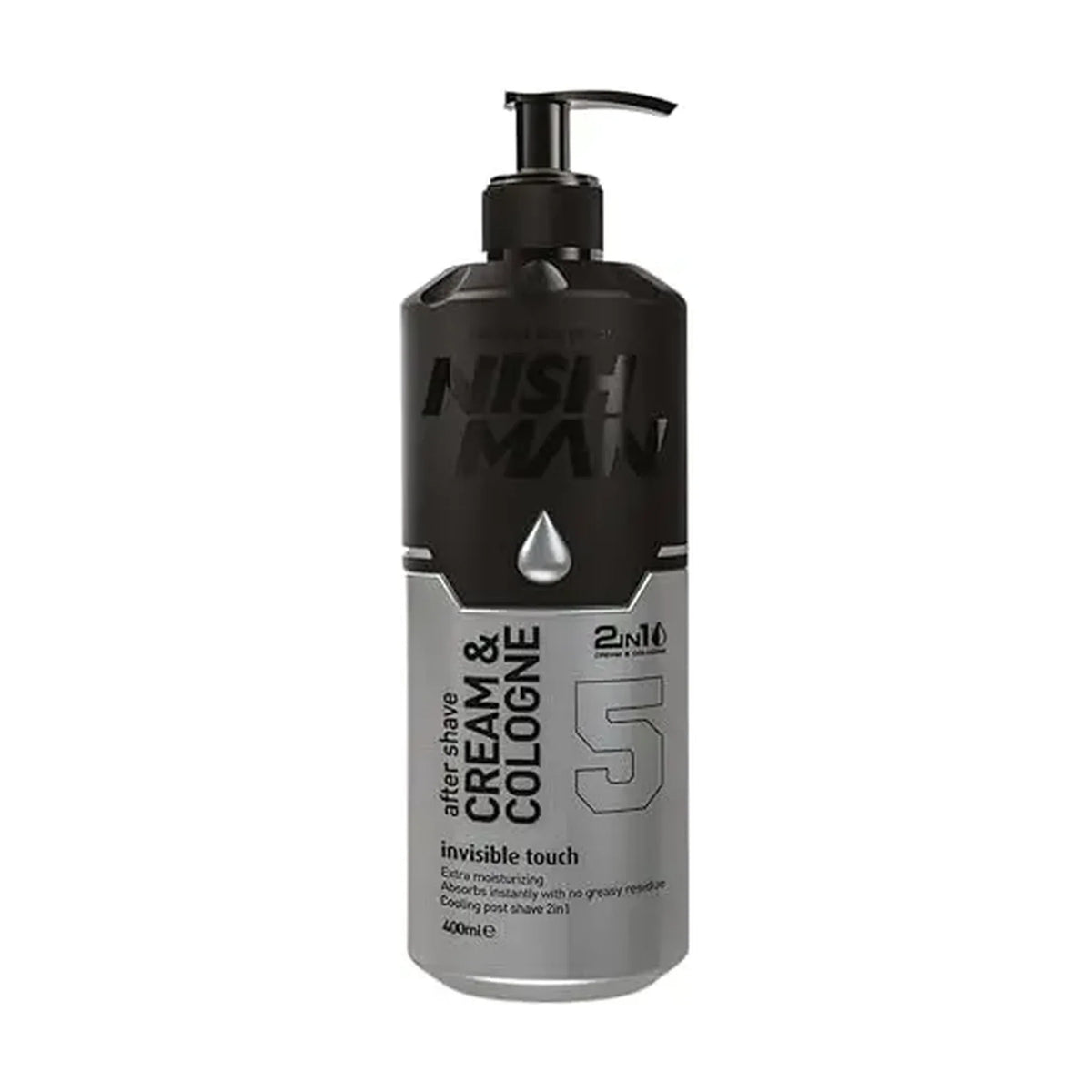 NISHMAN After Shave Cream & Cologne Invisible Touch 400 ml