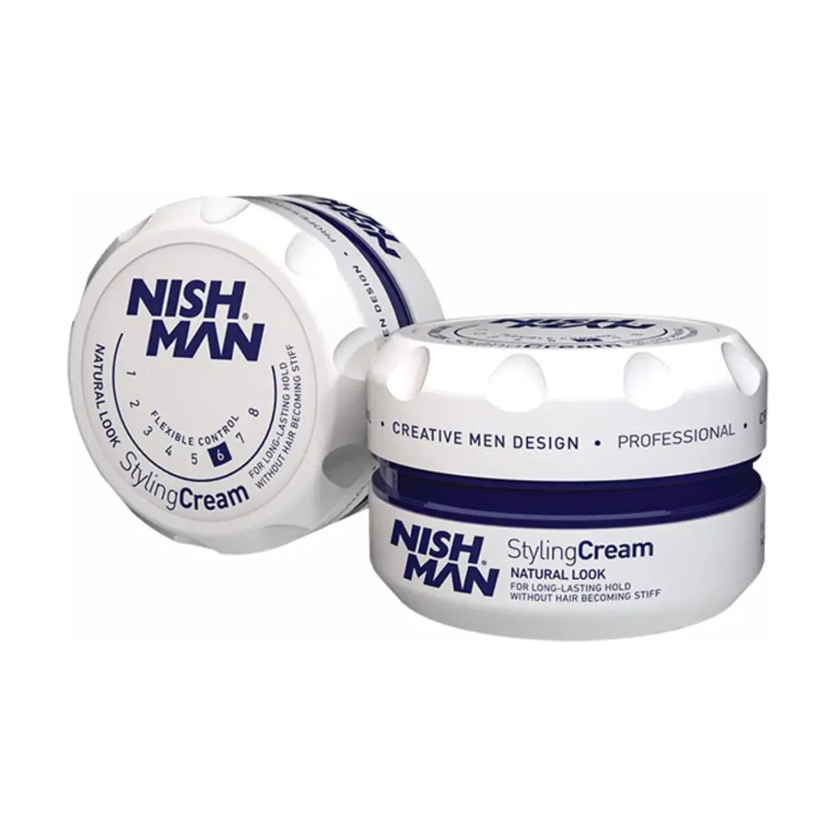 NISHMAN 06 Styling Cream Natural Look weiß