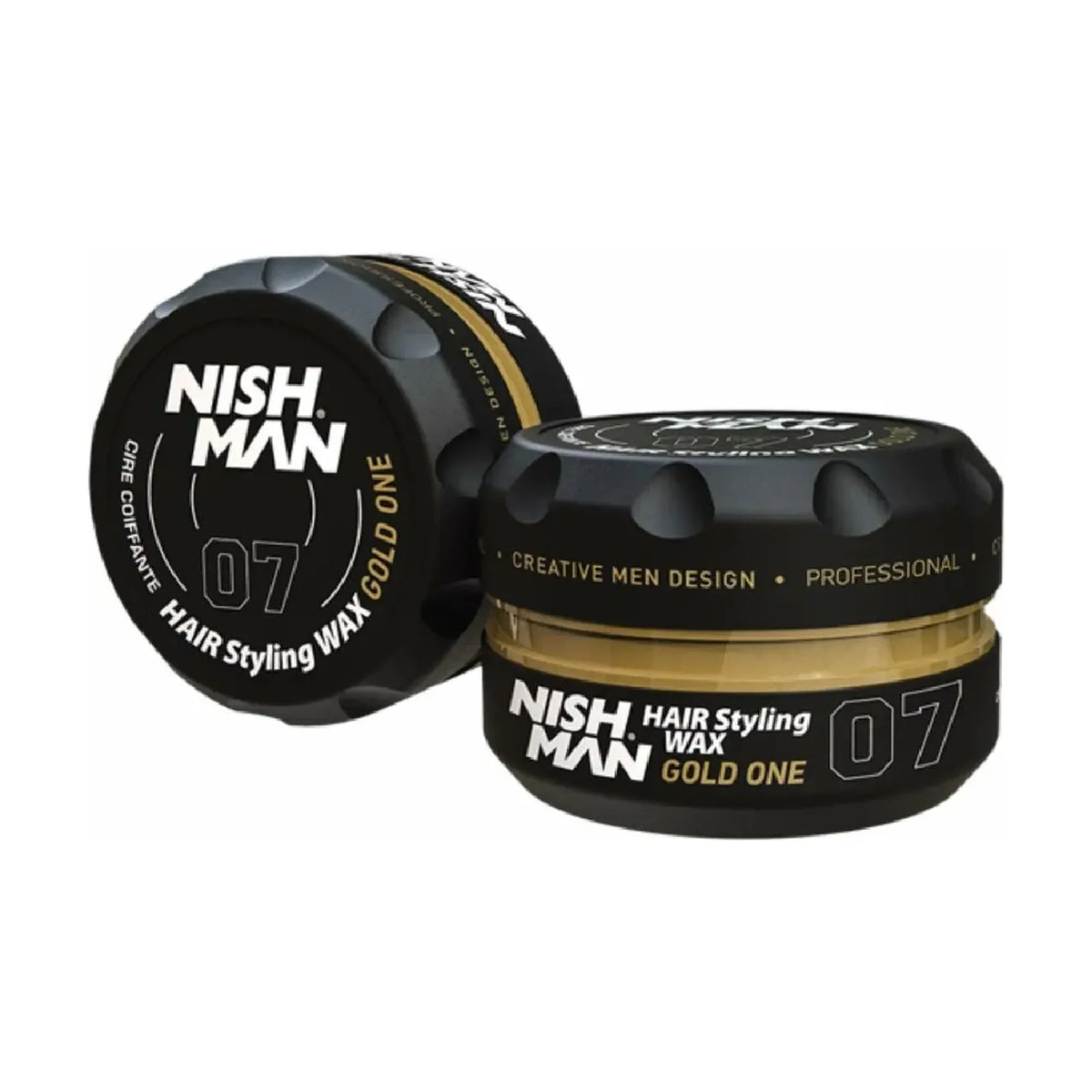 NISHMAN Haarwachs Gold One schwarz 150 ml XL