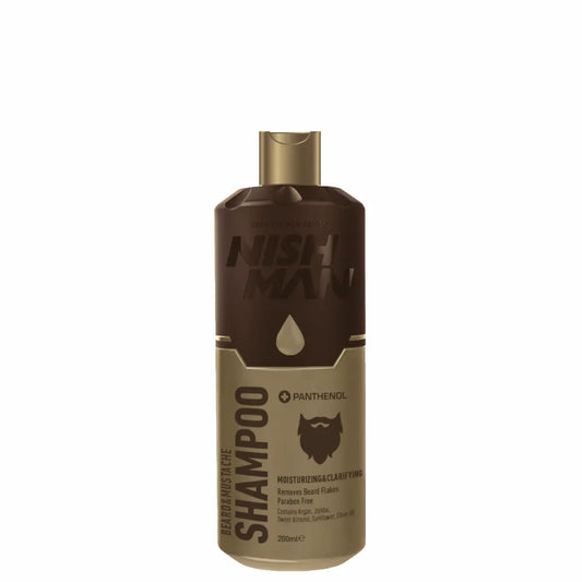 NISHMAN Bart-Shampoo mit Panthenol 200 ml