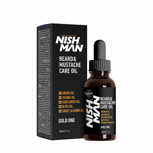 NISHMAN Bartöl Argan & Jojoba 30 ml – geschmeidig