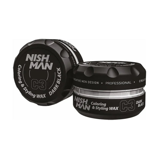 NISHMAN Coloring Farbwachs 100 ml – Dark Black