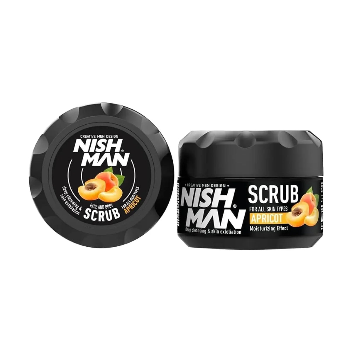 NISHMAN Gesichtspeeling Scrub 300 ml – Aprikose