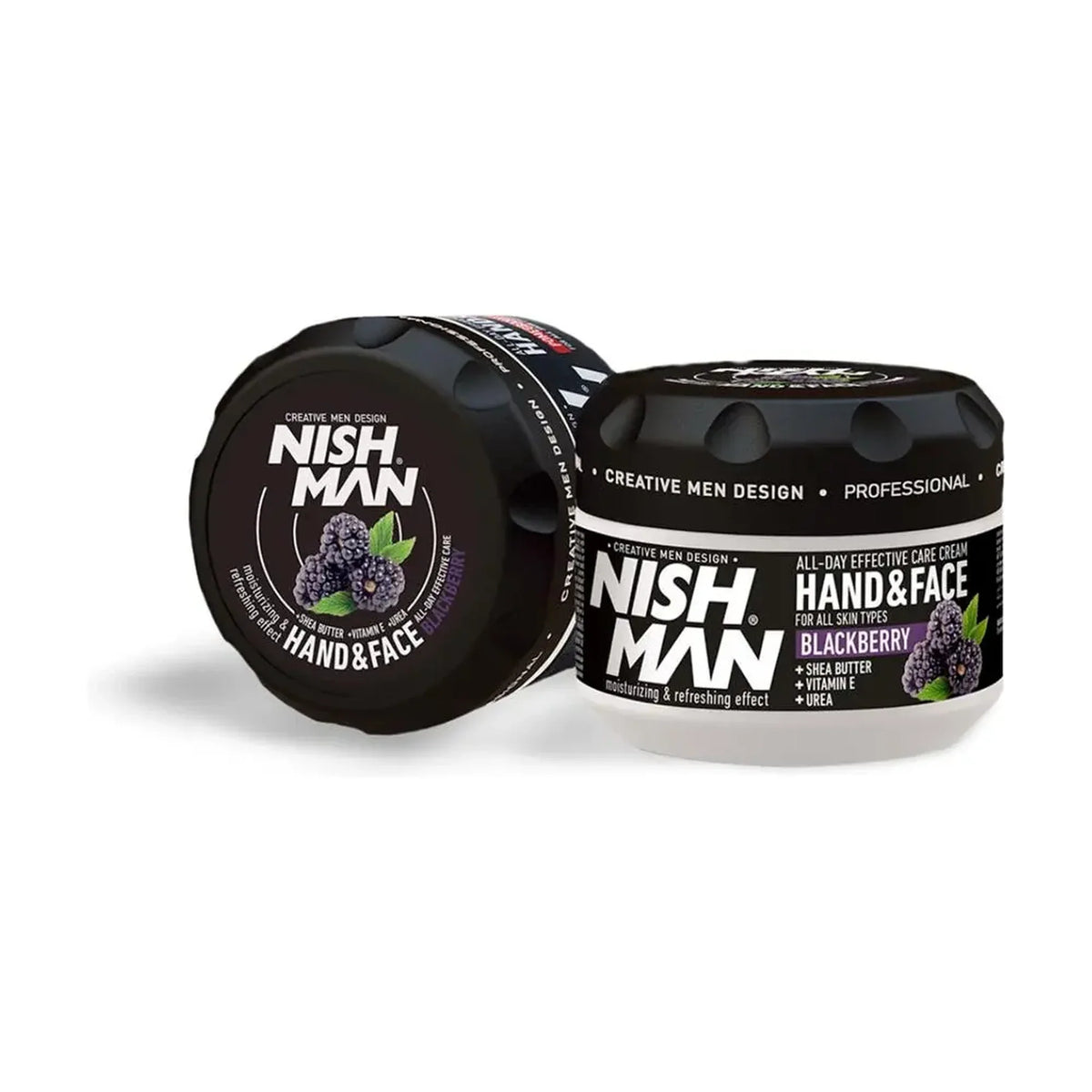 NISHMAN Hand- und Gesichtscreme 300 ml – Brombeerextrakt