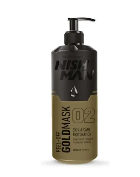 NISHMAN Peel-Off Gesichtsmaske 200 ml – Gold