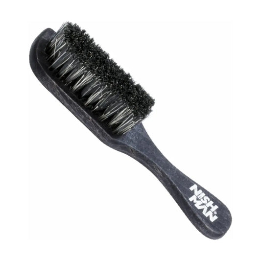 NISHMAN Profi Barber Fade Brush Echtholz – Größe S