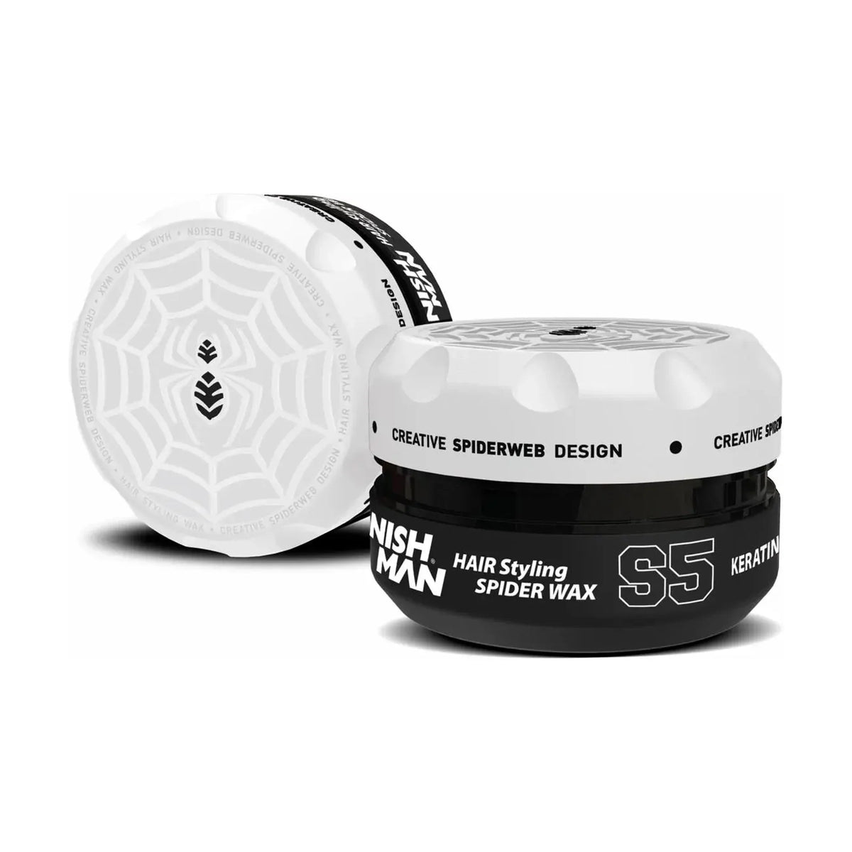 NISHMAN Spider Wax Faserwachs 150 ml XL – Weiß