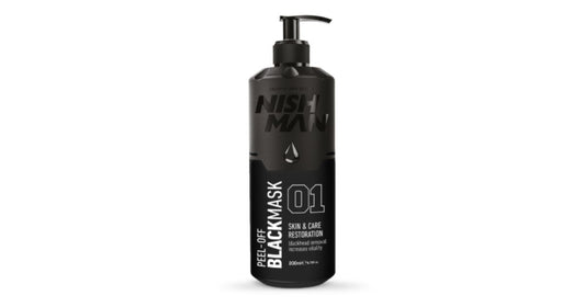 NISHMAN Peel-Off Gesichtsmaske 200 ml – Black