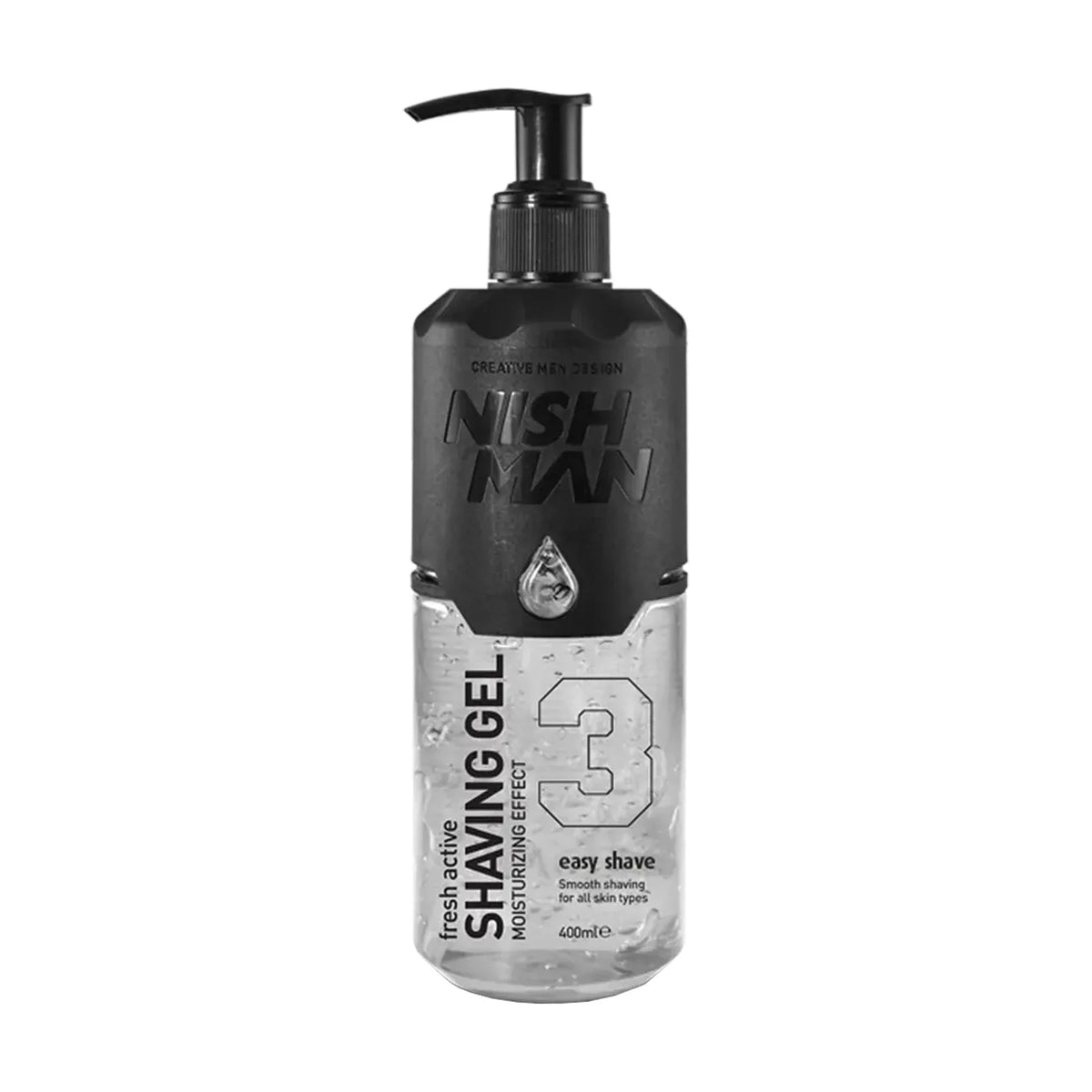 NISHMAN Rasiergel Fresh Active Easy Shave 400 ml